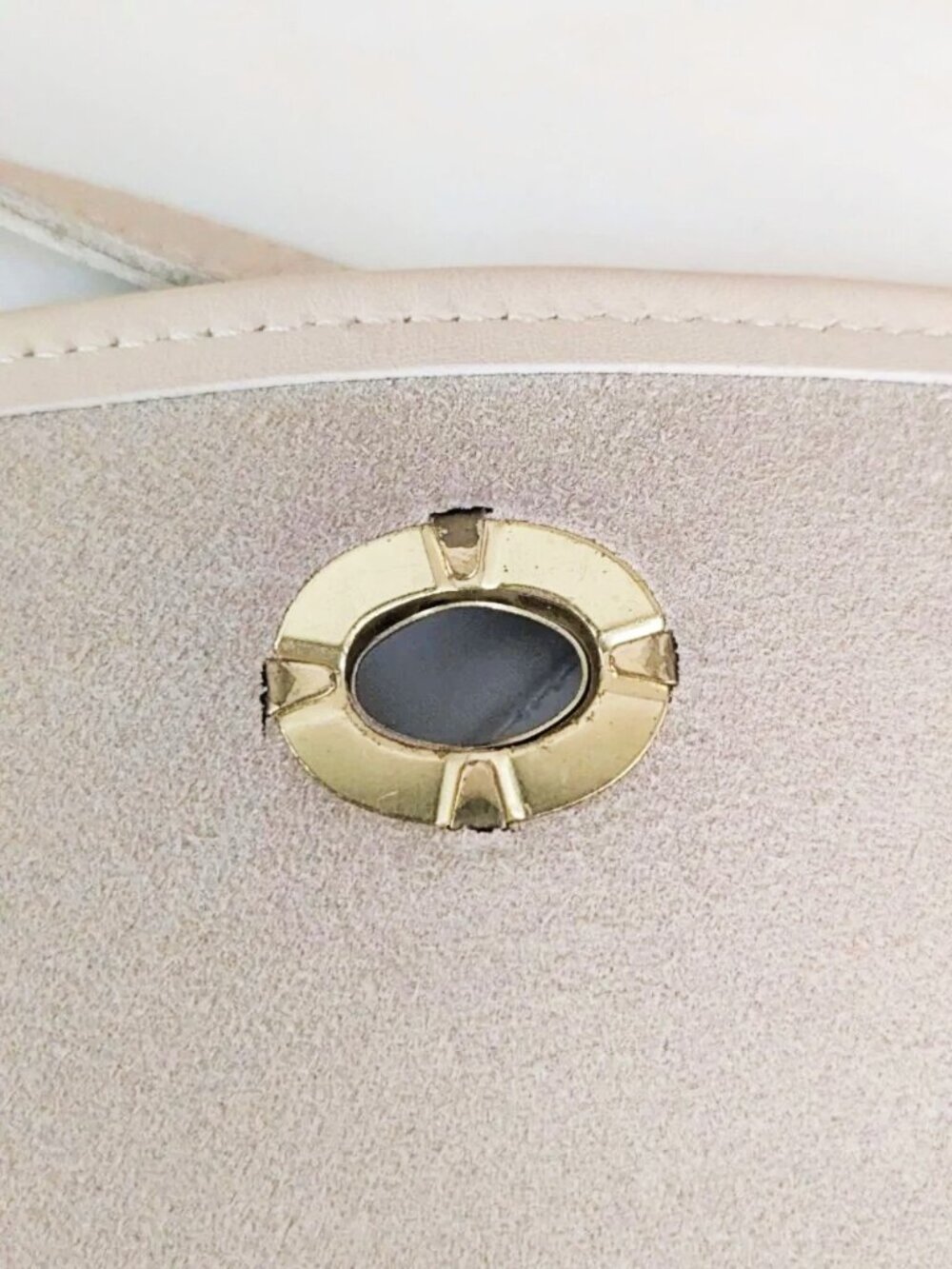 Vintage Coach Companion Flap Turnlock Bag 9076 in Bone Cream 1990s MADE IN USA - Picture 13 of 14